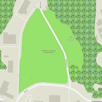 Map of Dr. Martin Luther King Jr. Memorial Park