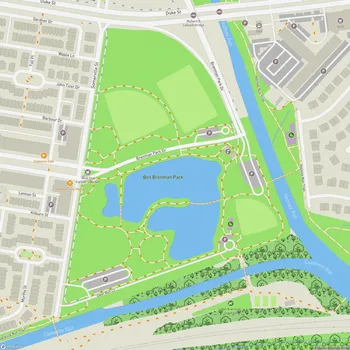 Map of Ben Brenman Park