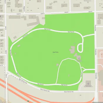 Map of Oak Park