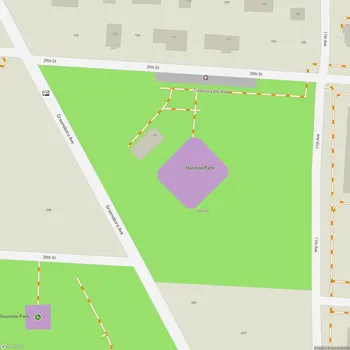Map of Harmon Park