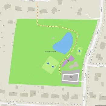 Map of Powell Drive Park