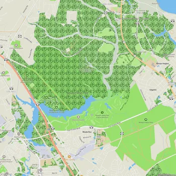 Map of Newport News Park