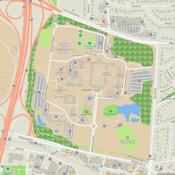 Map of Meredith College Greenway
