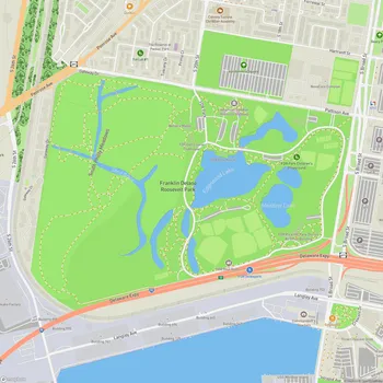 Map of Franklin Delano Roosevelt Park