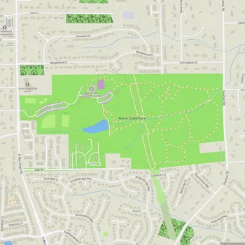Map of Marsh Creek Park