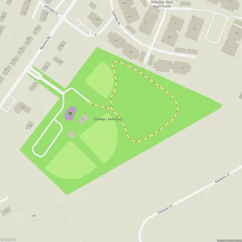 Map of College Lakes Park
