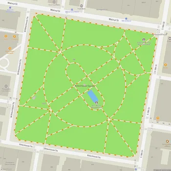 Map of Rittenhouse Square