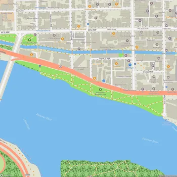 Map of Georgetown Waterfront Park