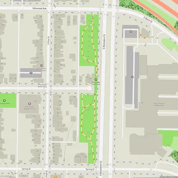 Map of Oregon Hill Linear Park