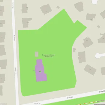 Map of Crossings at Western Branch Park