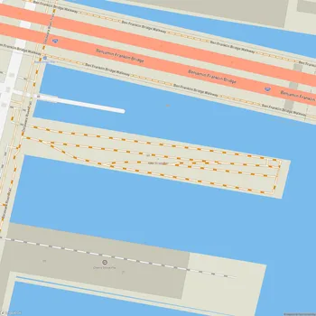 Map of Race Street Pier