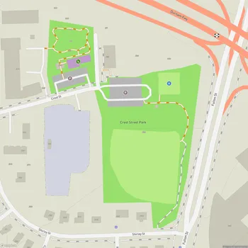 Map of Crest Street Park