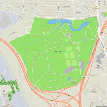 Map of Bryan Park