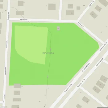 Map of Old Peck Ballfield