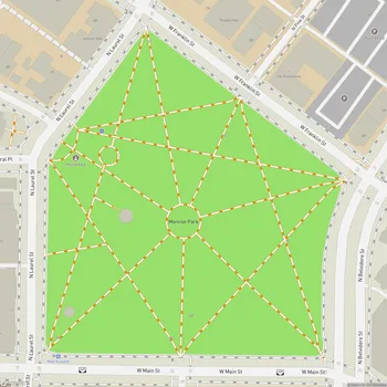 Map of Monroe Park