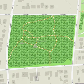 Map of Fort Bunker Hill Park