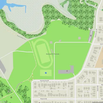 Map of Kenilworth-Parkside