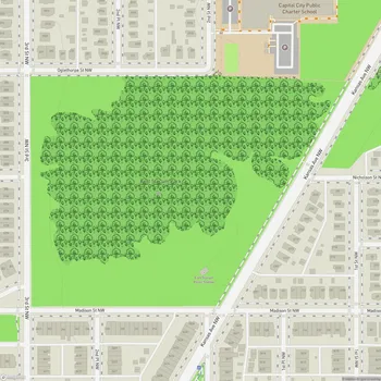 Map of Fort Slocum Park