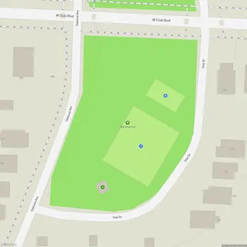 Map of Oval Drive Park