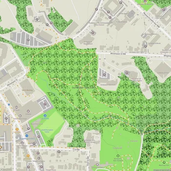 Map of Dumbarton Oaks Park