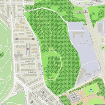Map of Fort Totten Park