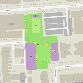 Map of Girard Street Park