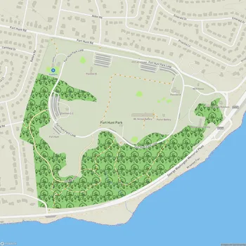 Map of Fort Hunt Park
