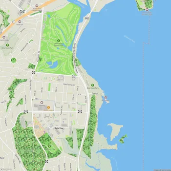 Map of Belle Haven Park