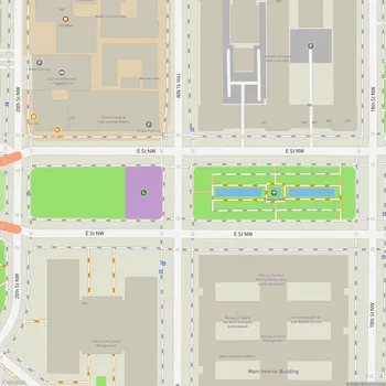 Map of Rawlins Park