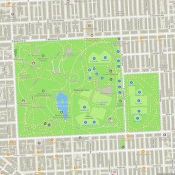Map of Patterson Park