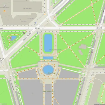Map of Lower Senate Park