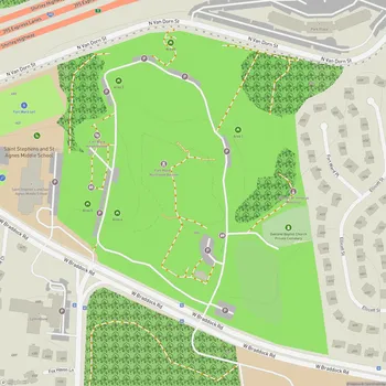 Map of Fort Ward Park