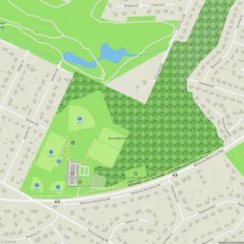 Map of Grist Mill Park