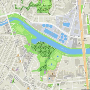 Map of Four Mile Run Park