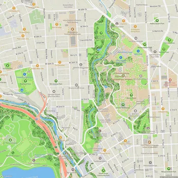 Map of Wyman Park