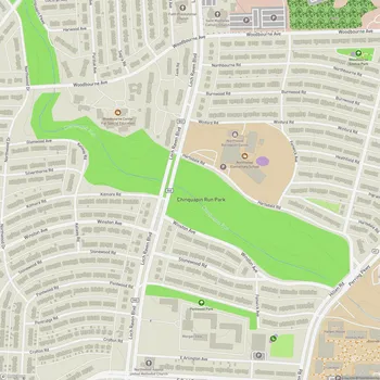 Map of Chinquapin Run Park