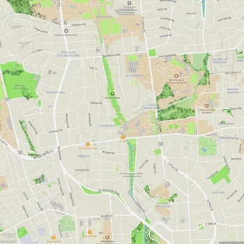Map of Stony Run Park