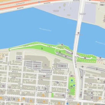 Map of Southside Riverfront Park