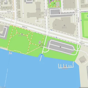 Map of Canton Waterfront Park