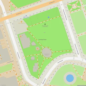 Map of Schenley Plaza