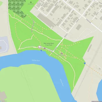 Map of Red Jacket River Front Park