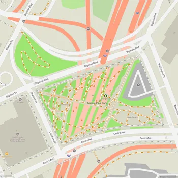 Map of Frankie Pace Park