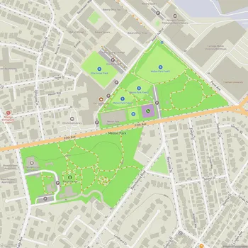 Map of Mellon Park