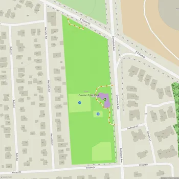 Map of Comfort Tyler Park