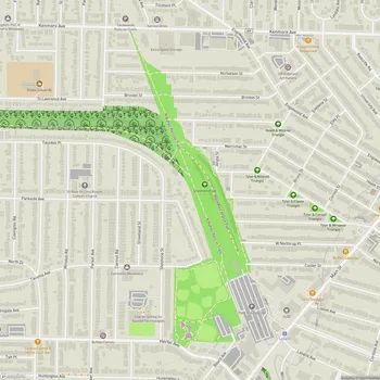 Map of Shoshone Park