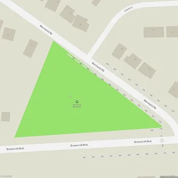 Map of Browncroft Rose Garden
