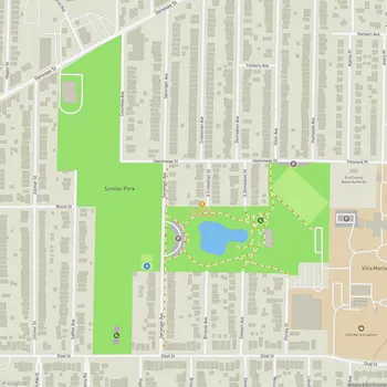 Map of Schiller Park