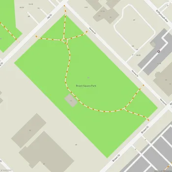 Map of Brown Square Park