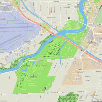 Map of Genesee Valley Park