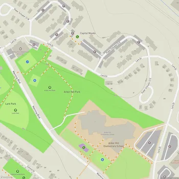 Map of Arbor Hill Park